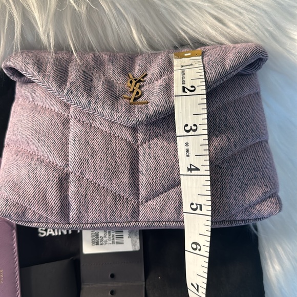 Brandnew YSL pouch puffy denim - Picture 8 of 12